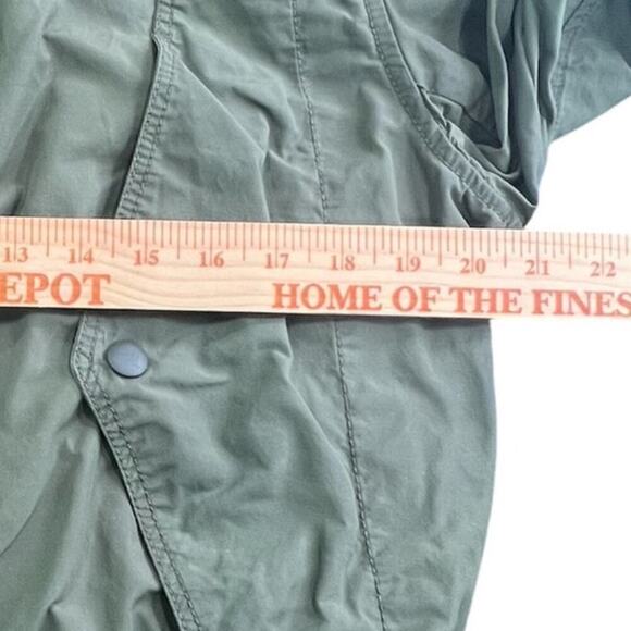 Gap Cinch Waist Utility Field Jacket Pockets Water Resistant Khaki size Medium - Picture 6 of 13